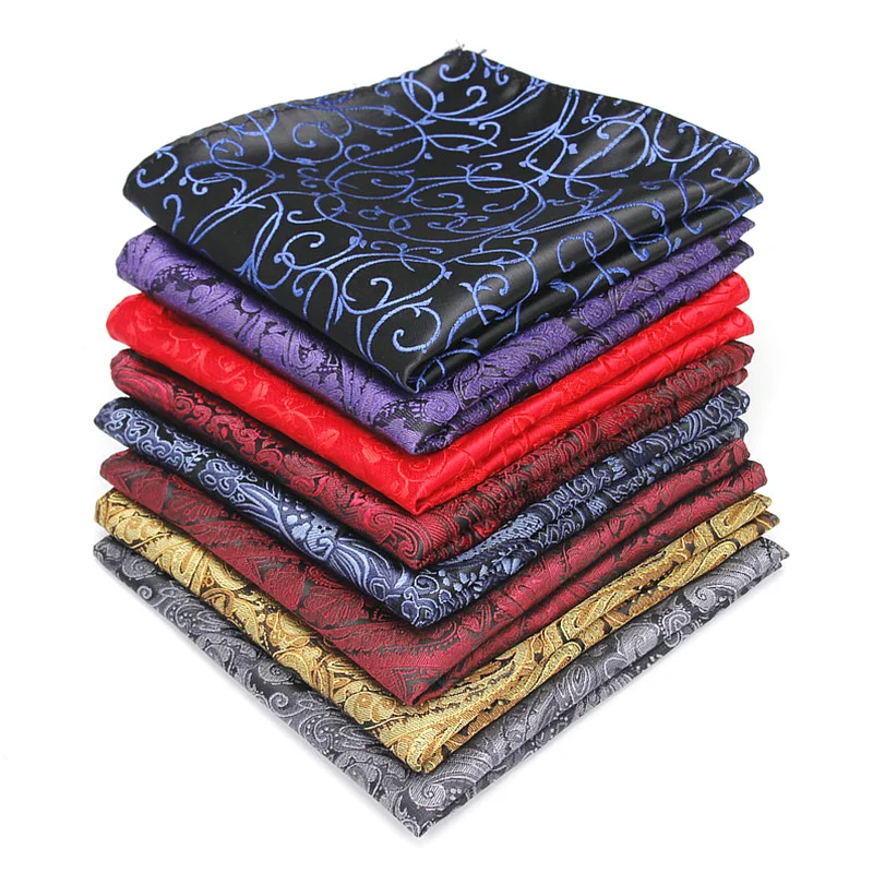 Suits Pocket Square For Men Printed Bandana Handkerchief Fashion Floral Business Chest Towel Hanky Scarves Handkerchiefs hand towels pocket towels
