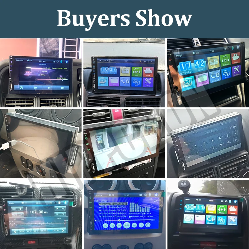 7 Inch Car Radio 1 Din MP5 Player Touch Screen Multimedia FM ISO Power Aux Input