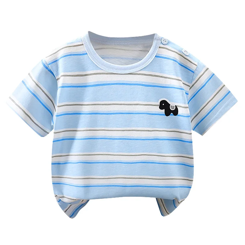 Boys Striped Cotton Tee 5