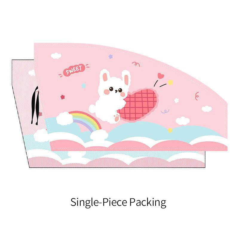 Cartoon Spaceman Magnet Car Sunshade Cover