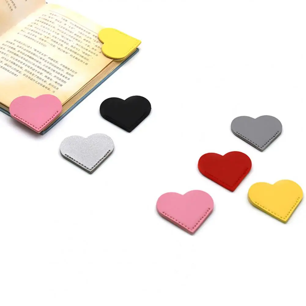 Bookmarks Stationery Supplies 5Pcs Handcrafted Faux Leather