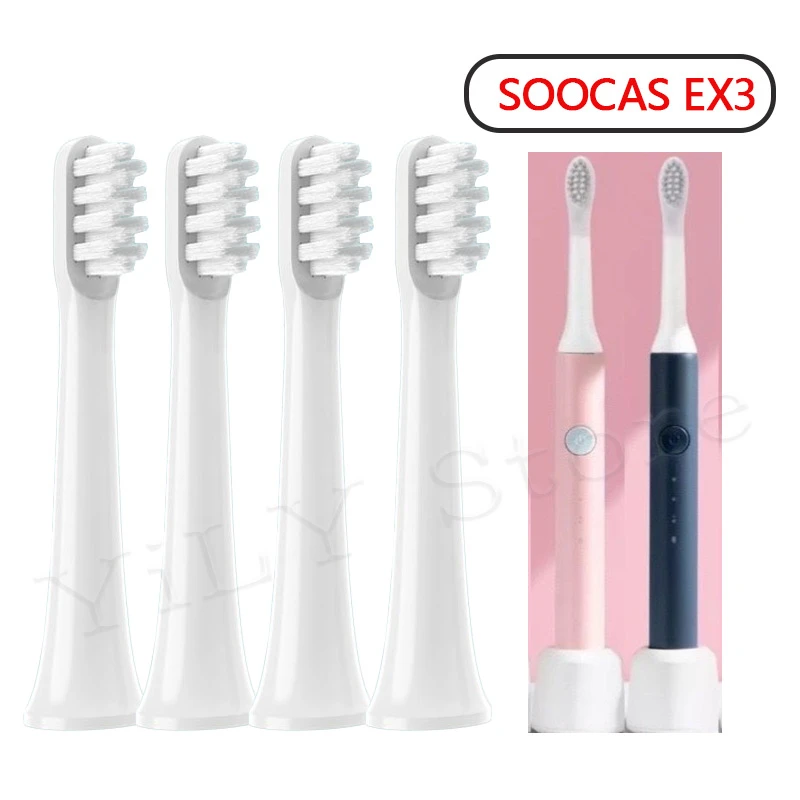 Replacement Toothbrush Heads For SOOCAS EX3 Electric Toothbrush Deep