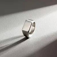 Jiayiqi Classic Frosted/Smooth Tops Men's Rock Punk Rings Cool Fashion Individuality Signet Ring For Women Man Party Jewelry 1