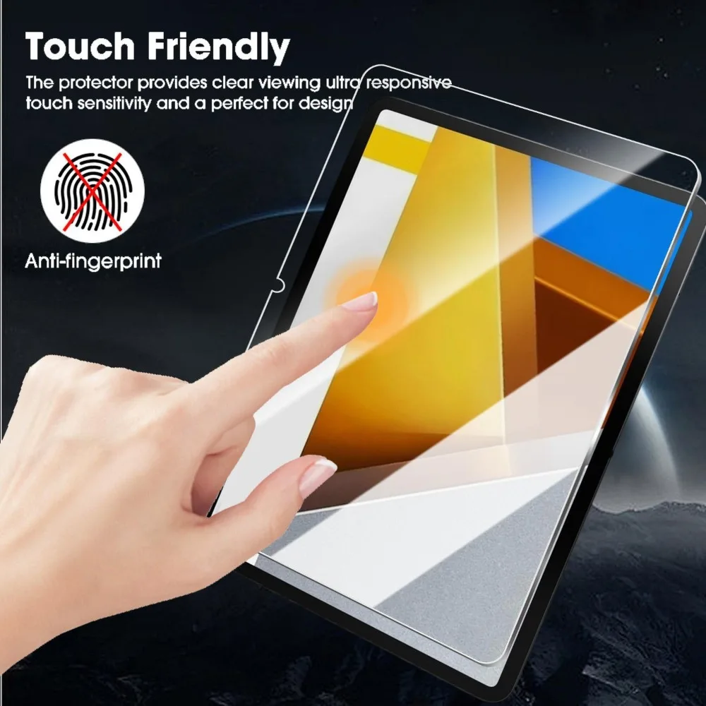 3-Pack Easy-Install HD Clear Tempered Glass Screen Protector - Anti-Scratch Protective Films