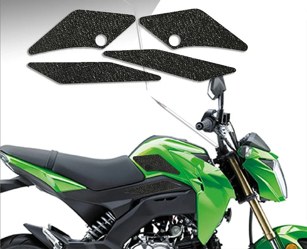 Adesivi 3D Sticker Decal Emblem Protector Tank Pad Tank Grip Per Kawasaki 2017-2018 Z125 Pro 17-18 Z125 Pro Krt Edition