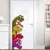 Funny Probe Dinosaur Behind The Door Room Decor Wall Decals Stickers Children Nursery Kids Bedroom Living Room Mural Wall Art 1