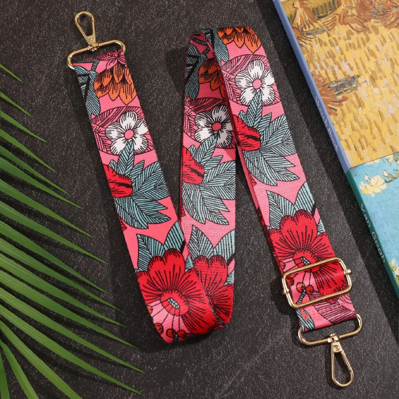 Bag Straps Fashionable Versatile Ethnic Style Adjustable Replacement For Bag And Travel Accessories