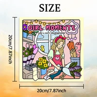 GIRL MOMENTS Bold-easy Patterns Coloring Book for Adults Cute Drawing Book Perfect Gift for Party and Birthday 2