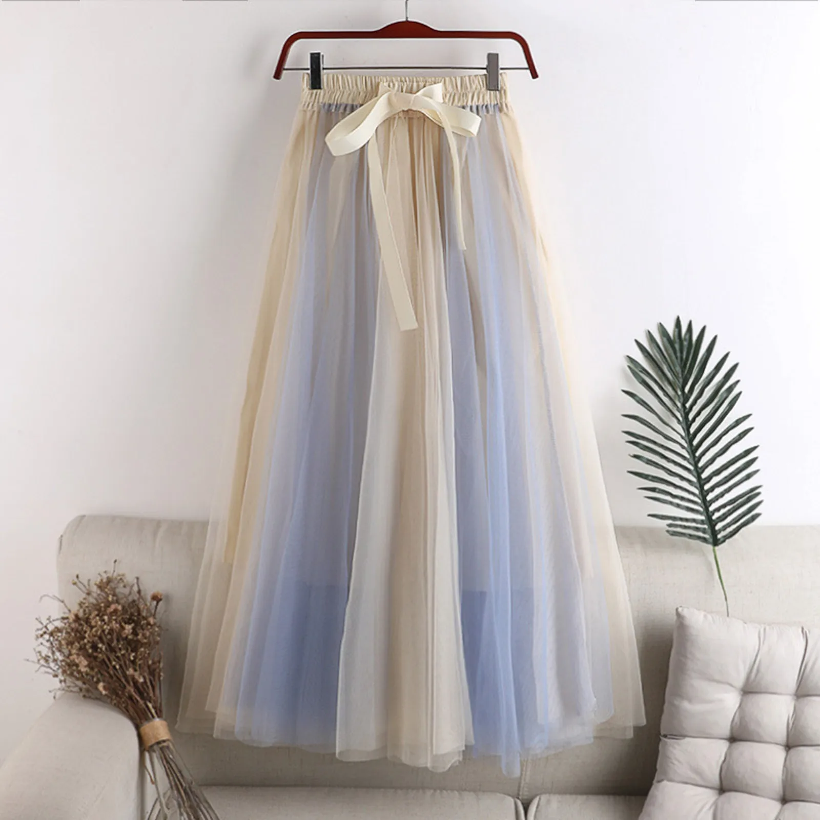 

A Line Tulle Party Tutu Skirt Stretchy High Waisted Flared Flattering Chic Maxi Puffy Lace Dancewear