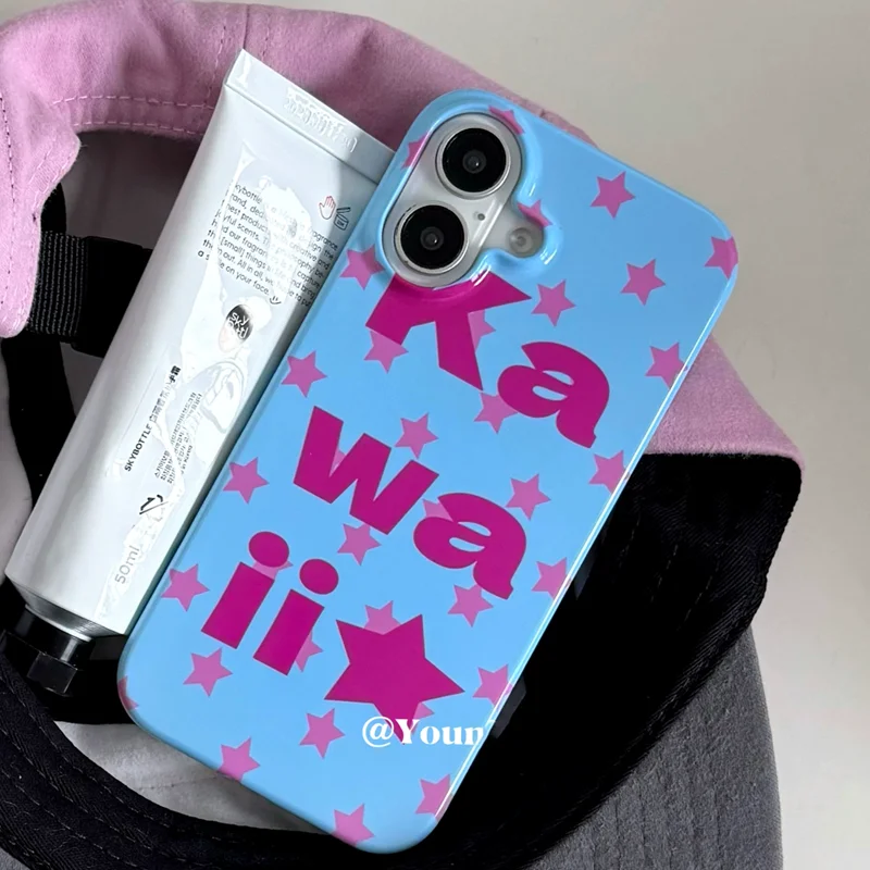 Vintage Kawaii Aesthetic Phone Case - Retro Japanese & Korean Style Design