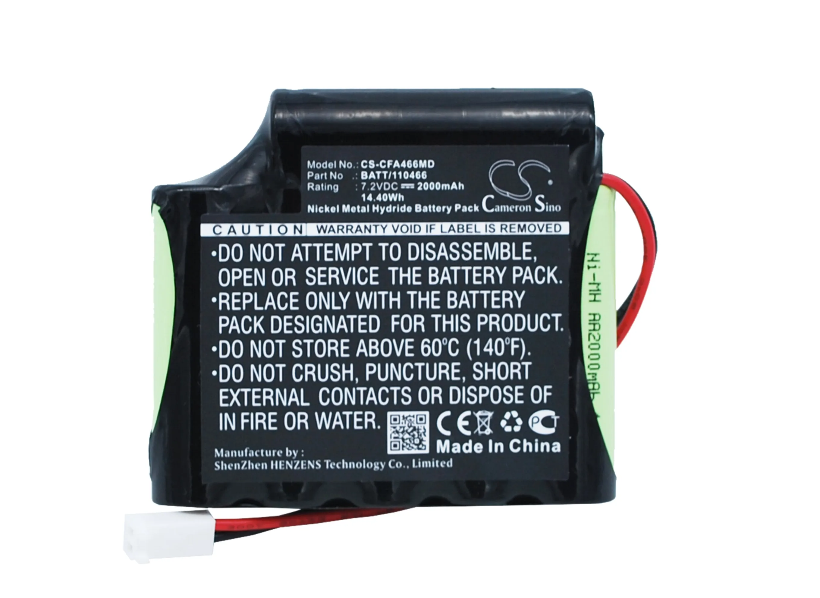 Batteria 2000Mah Per Stimolatore A1B, Dk7-088-0200, Globus Mystim, Musculaire Myo, Per Cefar Myo Reh Ab4, Myo 4 Max