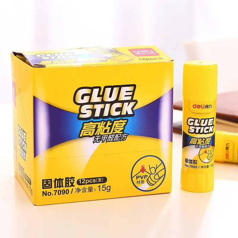 

10Pcs School&Office Supplies 15ml solid glue Strong Adhesives solid glue stick for Children solid glue school supplies клей