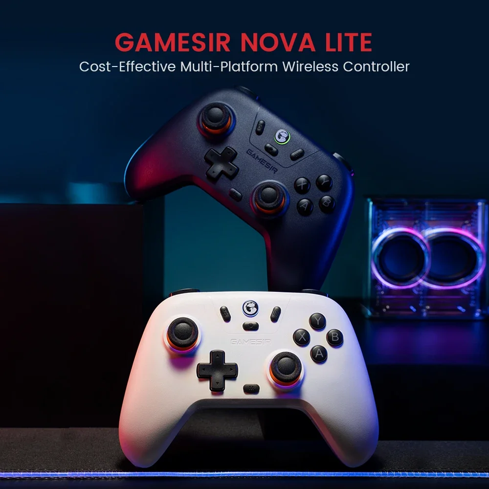 

GameSir T4 Nova Lite Switch Controller Hall Effect Gamepad for Nintendo Switch iPhone Android Mobile Phone Windows PC Steam