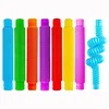 A Slice Large Pop Tubes Fidget Toys Sensory  for Stress Anxiety Relief for Children Adults Learning Toys Toddlers Stretch Tube 1