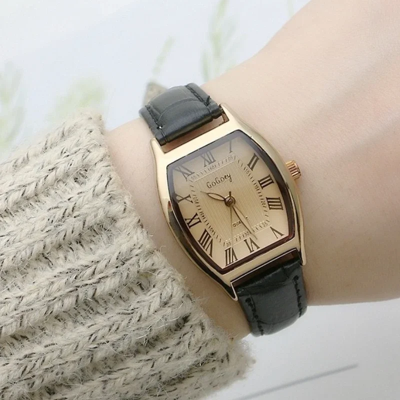 Retro Women Watches Ladies Dress Wristwatches Vintage Leather Bracelet Watch Classic Waterproof Wristwatch Reloj women watches