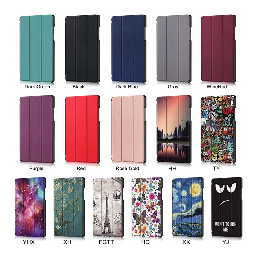 Magnetic Slim Trifold Stand Tablet Case with Soft Back