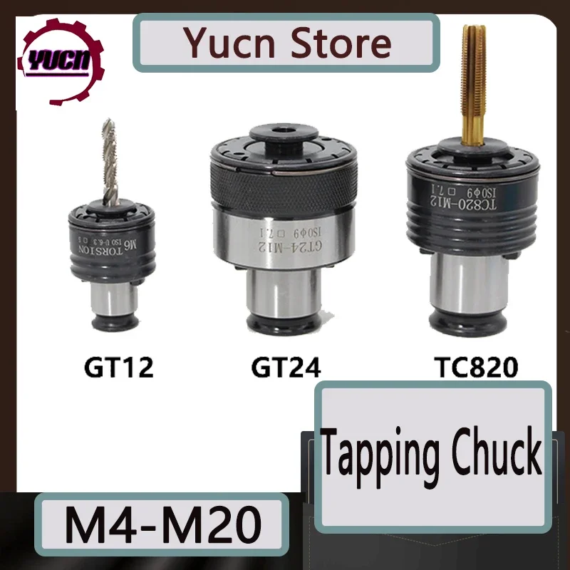 GT12-GT24-TC820-Tapping-Collet-Chuck-M4-M6-M8-M10-M12-M14-M16-M18-M20 ...