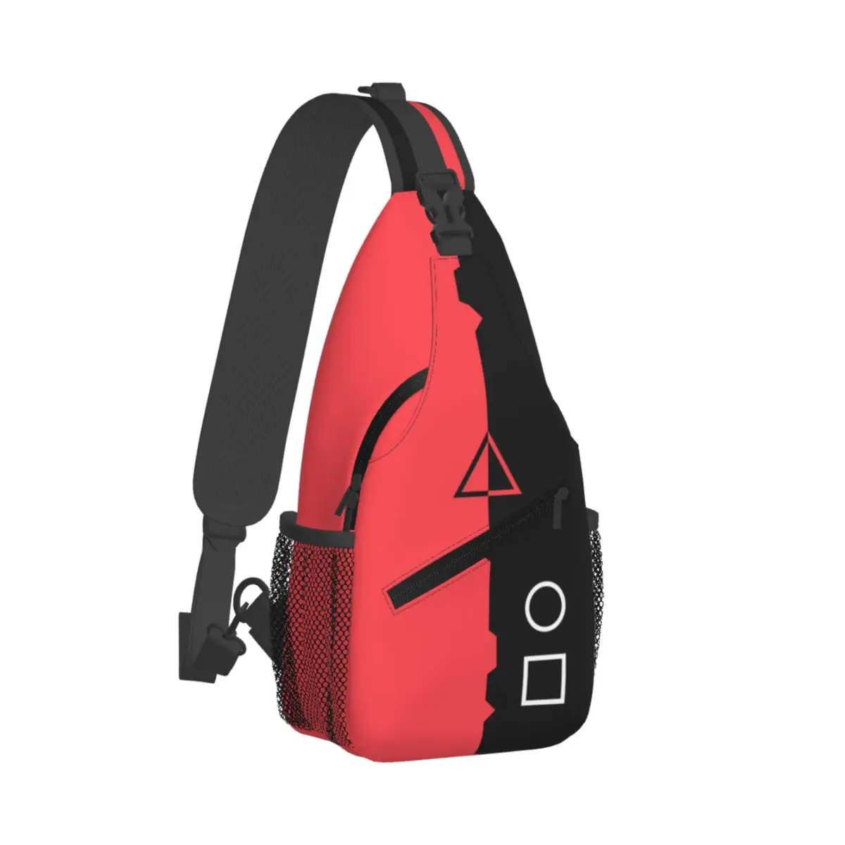 Sling Geometry Triangle Circle Chest Bags Crossbody Shoulder Backpack Outdoor Sports Daypacks Fashion Bag 2