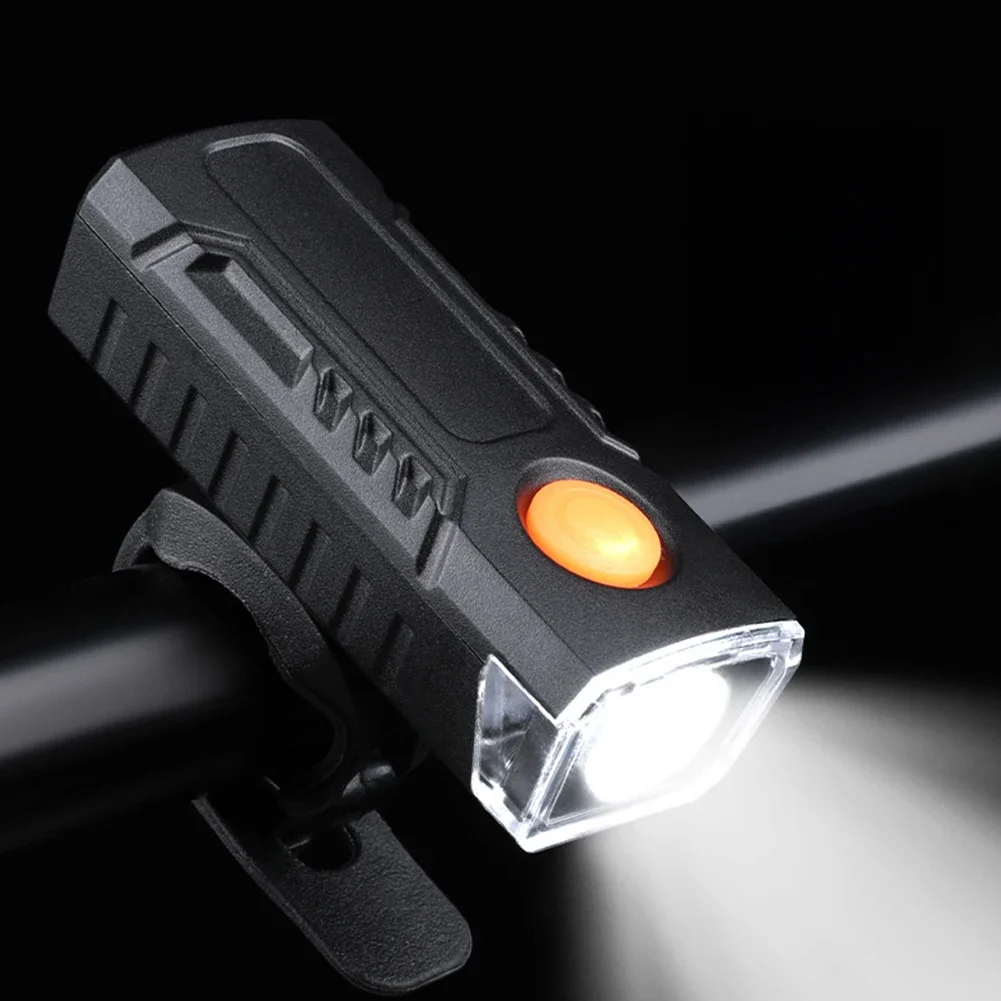 Bicycle Front Light USB Rechargeable Mountain Bike Light Waterproof 3 Modes Flashlight Super Long Battery Life Bike Accessories