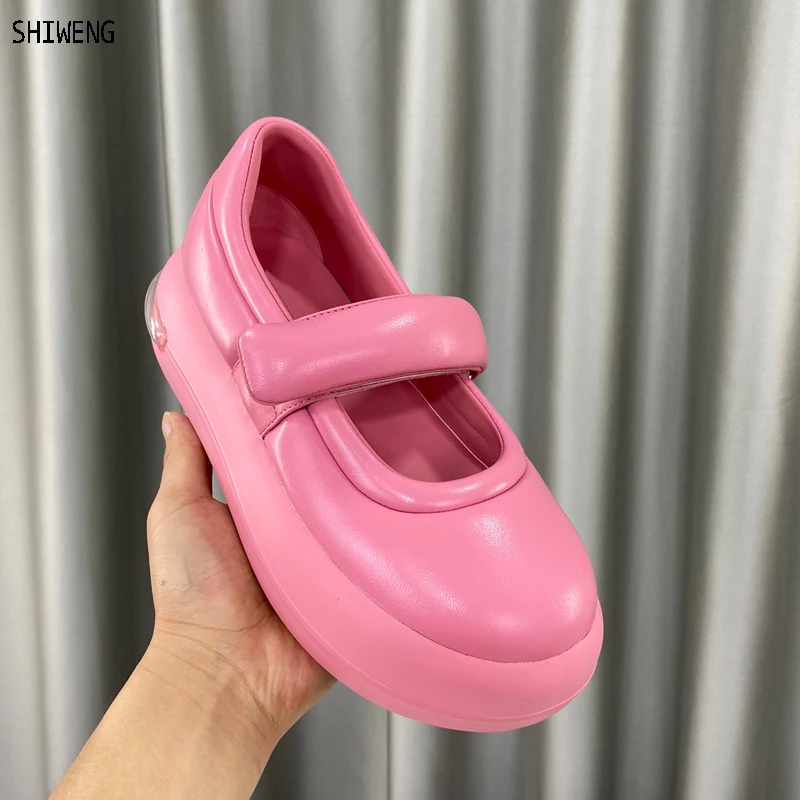 

2024 New Spring Summer Flat Shoes Women's Shoes Retro Patent Leather Shoes Flats Women Zapatos Mujer Belt Shoes