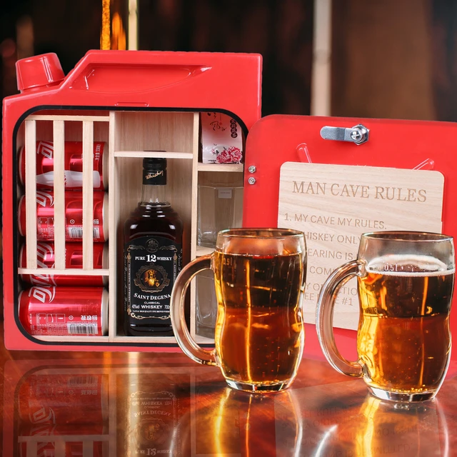 Bar Jerry Can , Coffret cadeau whisky , Cadeau pour lui , Cadeau