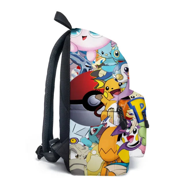 Pokemon Elf Baby Backpack Schoolbag for Girls Boys Pikachu Zipper Lunch Box  Pencil Case Coin Purse Backpack To School Supplies - AliExpress