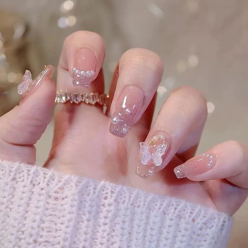 ネイルチップ・付け爪 R 最新】ネイルチップの付け方💅3週間付けれる♪ネイルチップ再
