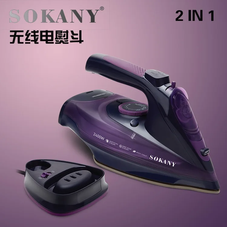 Description Picture 2 of itemHouselin Non-Stick Soleplate Steam Iron for Clothes, 2400 Watts Ironing, Fabric Steamer, Garment Steamer, Powerful Steam