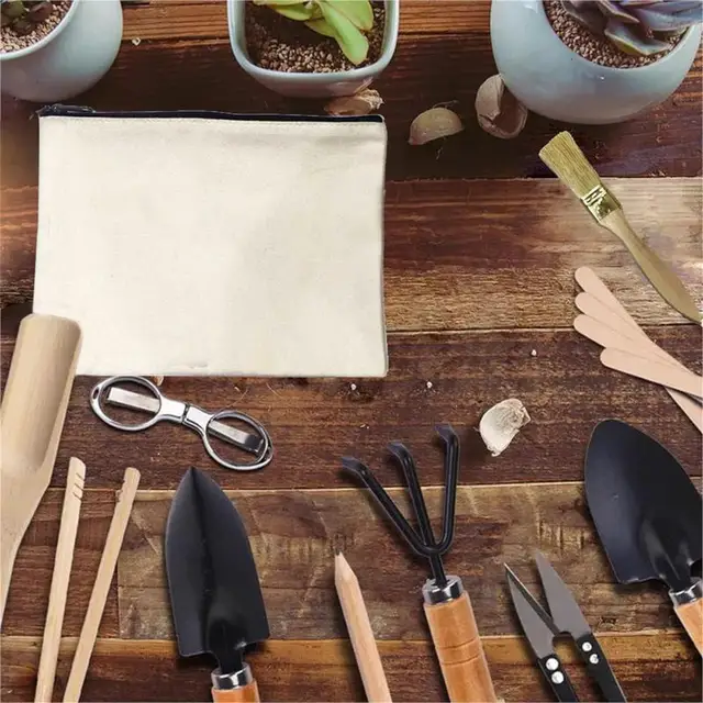 14 Darab Kertészeti Szerszámok Készlet Hordozható Átültetési Kerti Kézi Szerszámkészlet - Image 6