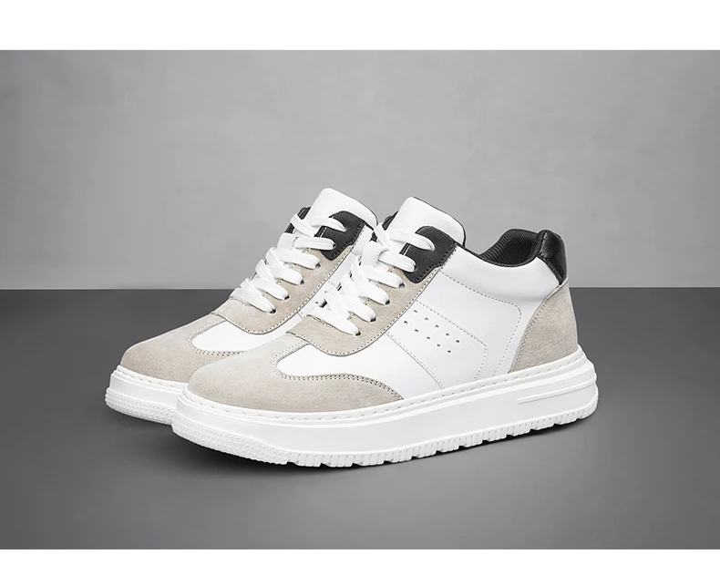 2026Mens Elevator Shoes Height Increase Invisible 6/ 8cm Sports Sneakers Elevate Taller Lift Leather Shoes