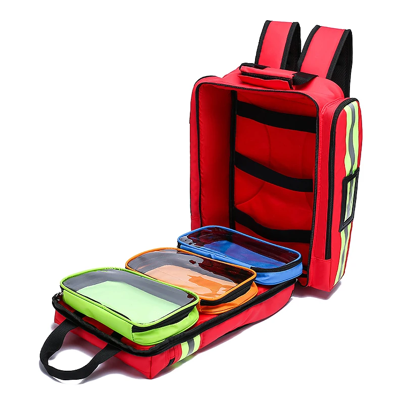 

Outdoor Earthquake Disaster Relief Waterproof Flood Control Medical First Aid Backpack