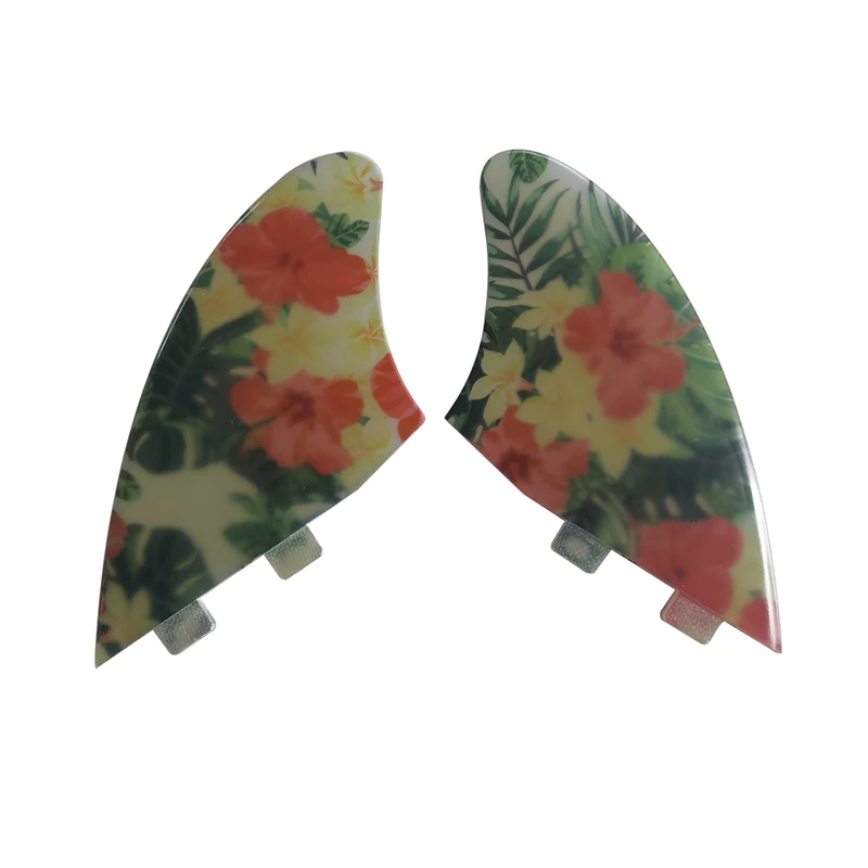 Fiberglass UPSURF FCS 1 KEEL FINS Flower Twin Fin Fish Model Keel Quillas Surfboard Fins Fish/Funboard/Twin Fin Boards