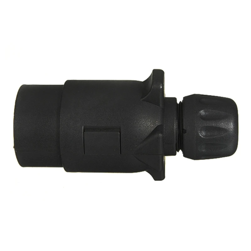 Standard European Car 7 Pin Plug Adapter Trailer Connector 12V Towbar Towing Waterproof Socket Adapter