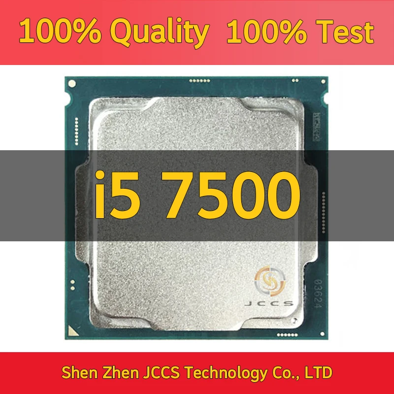 Processore Cpu Quad-Thread Quad-Core I5 7500 3.4Ghz Usato 6M 65W Lga 1151