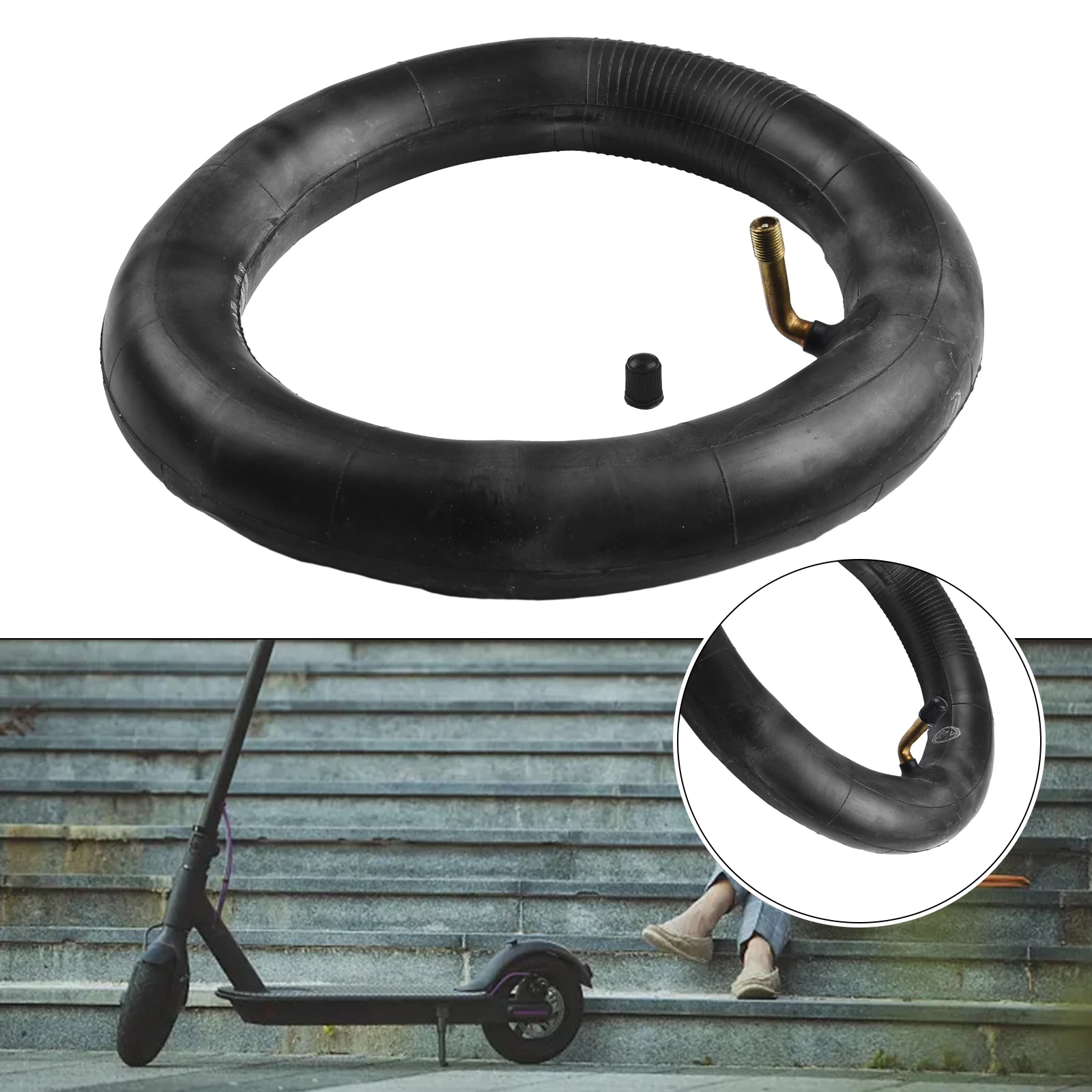

10 Inch Electric Scooter Inner Tube 10X2.125 Thickened Rubber Tyre For Electric Scooter Balance Car Parts Upgraded Thicken Tire
