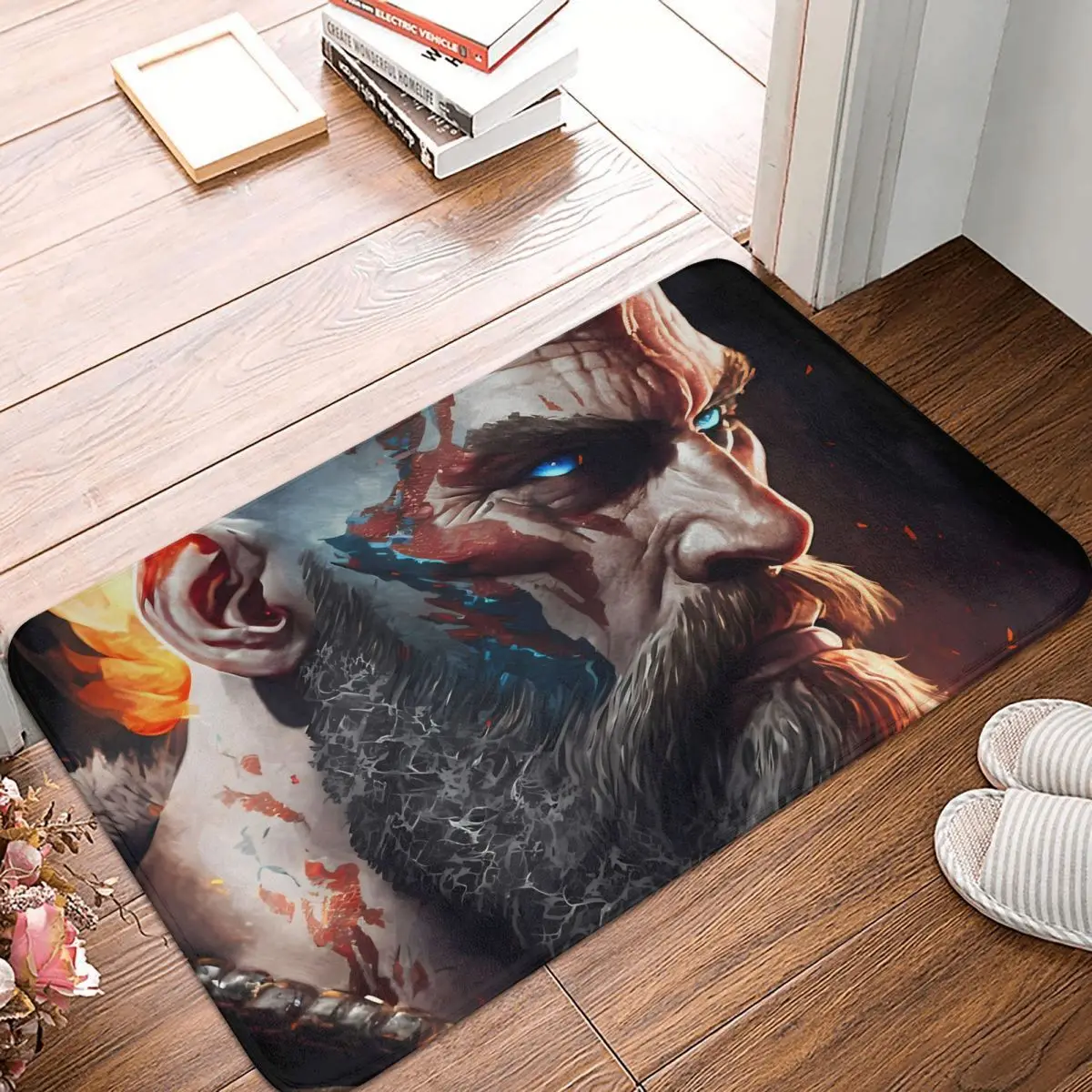 God Of War Ragnarok Gioco Zerbino Antiscivolo God Of War Ragnarok 2023 Design Professionale Soggiorno Tappetino Da Cucina Tappeto Esterno