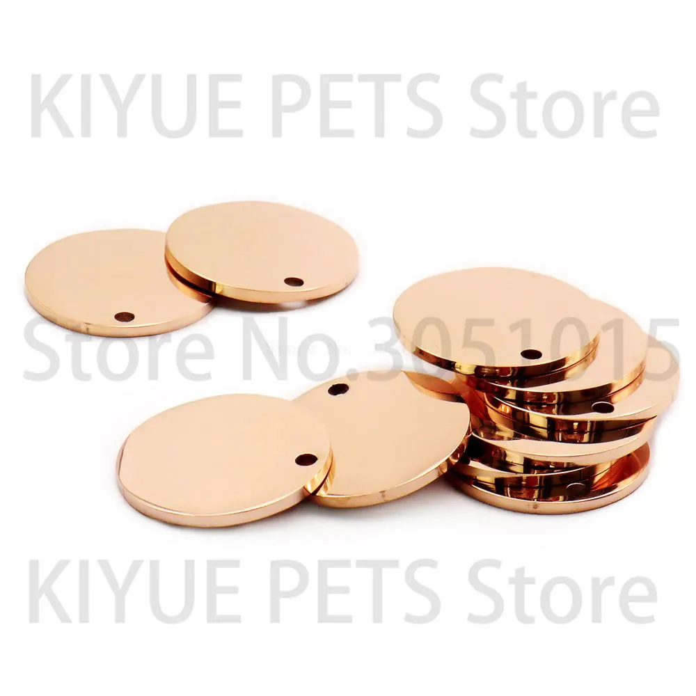 Custom graveren hond kat ID tag huisdier kraag accessoires kat en hond rvs naambord hanger anti-verloren naambord-A_L