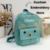 Embroidered Toddler Backpack - Custom Kids Backpack with Personalized Name, Children's School Bag, Back to School Gift, Mini Lap