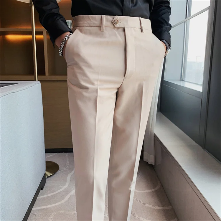 Men Suit Pants Formal Wear Dress 