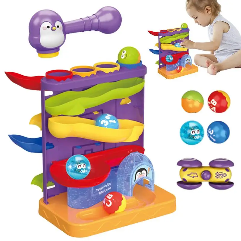 

Рампа для детей в возрасте 1-3 лет, игрушка в виде шара 2 в 1 фунта, для раннего обучения