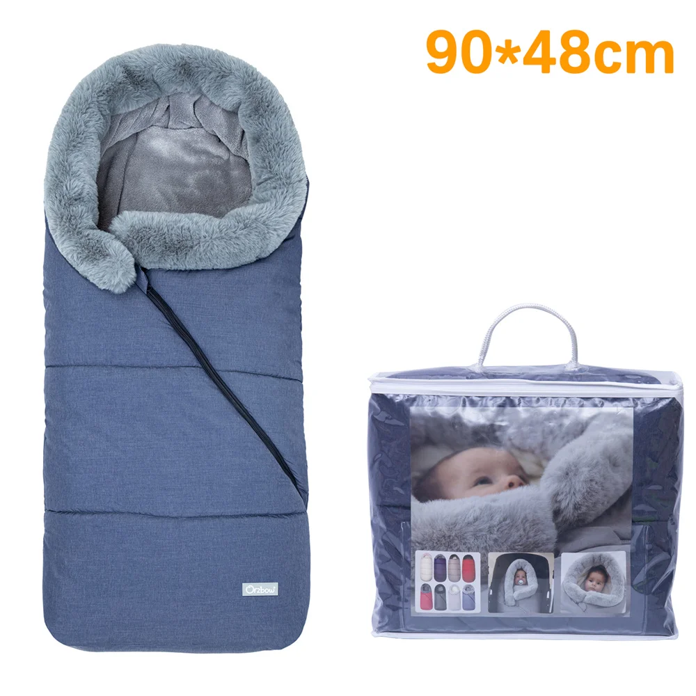  Orzbow Bolsa de dormir cálida universal, regalos de Navidad,  saco de dormir para cochecito para clima frío, saco impermeable para niños  pequeños (gris oscuro) : Bebés