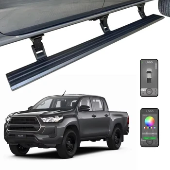 2011 2014 2017  Hilux Revo GR Sport 4x4 Truck Single Double Cab Automatic Power Running Boards Electric Side Step 1