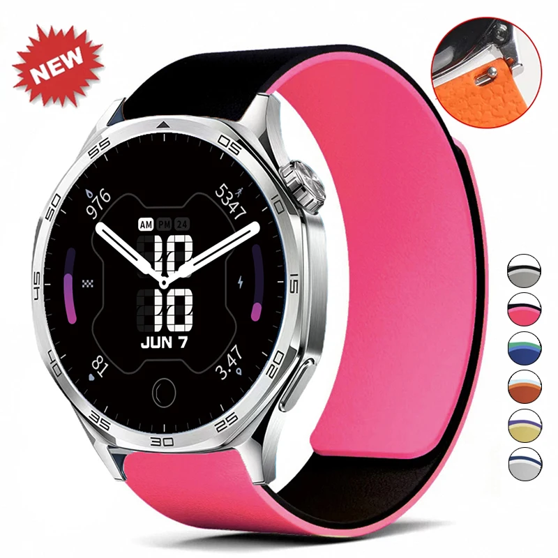 Universal Silicone Sports Strap Bracelet, 20mm/22mm,