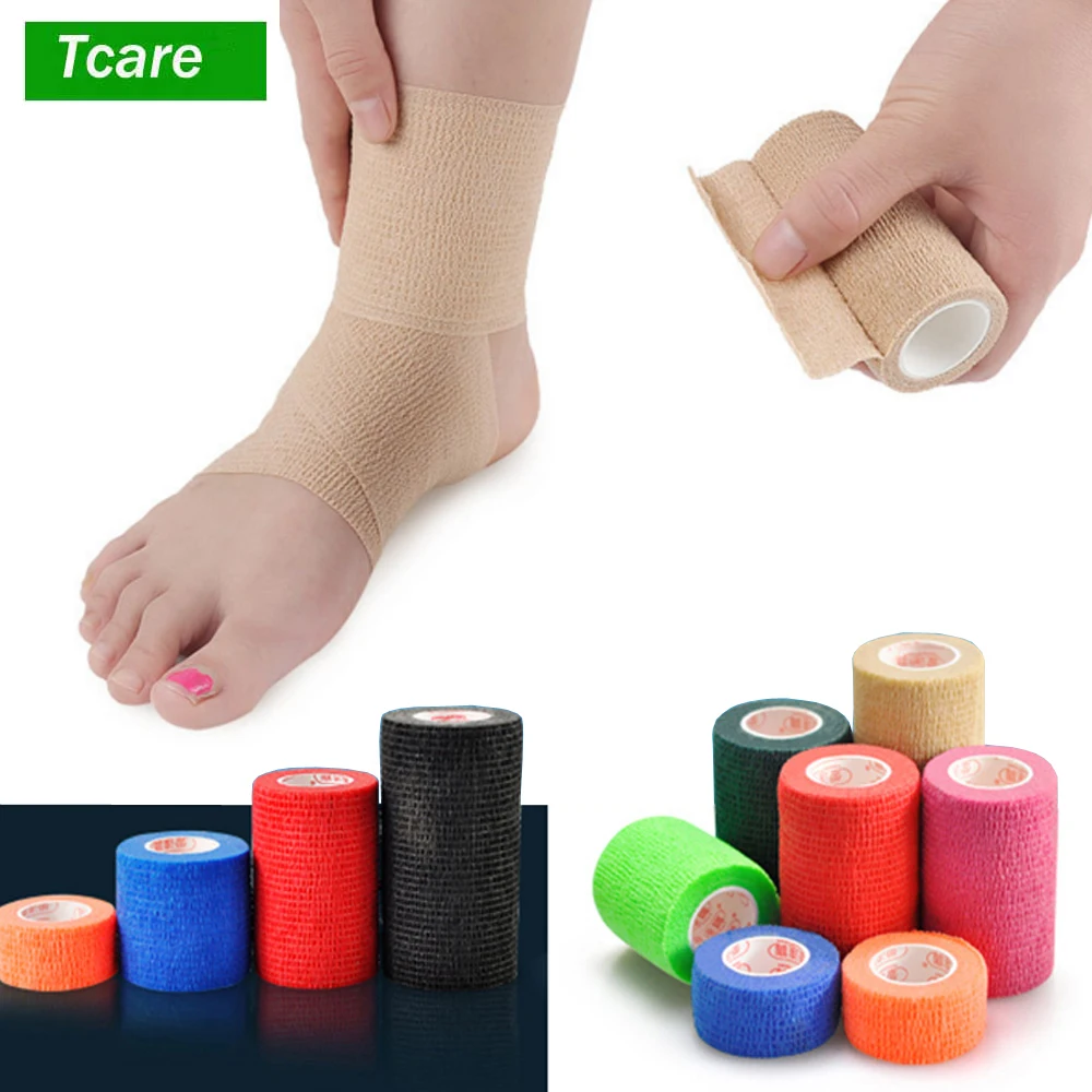 Tcare-1Pcs-Medical-Wrap-Tape-Bulk-Self-Adherent-Rap-Tape-Self-Adhering ...