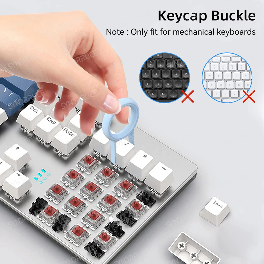 Electronic Cleaner 7-in-1 Kit Computer Keyboard Brush Headphone Cleaning Pen and Keycap Puller Set - Cleaning Tools for Headsets 6