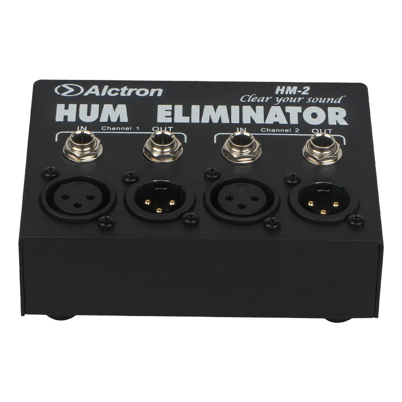 Alctron HM-2 hum eliminator to reduce the noise for professional recording studio,living stage,concert such occasions