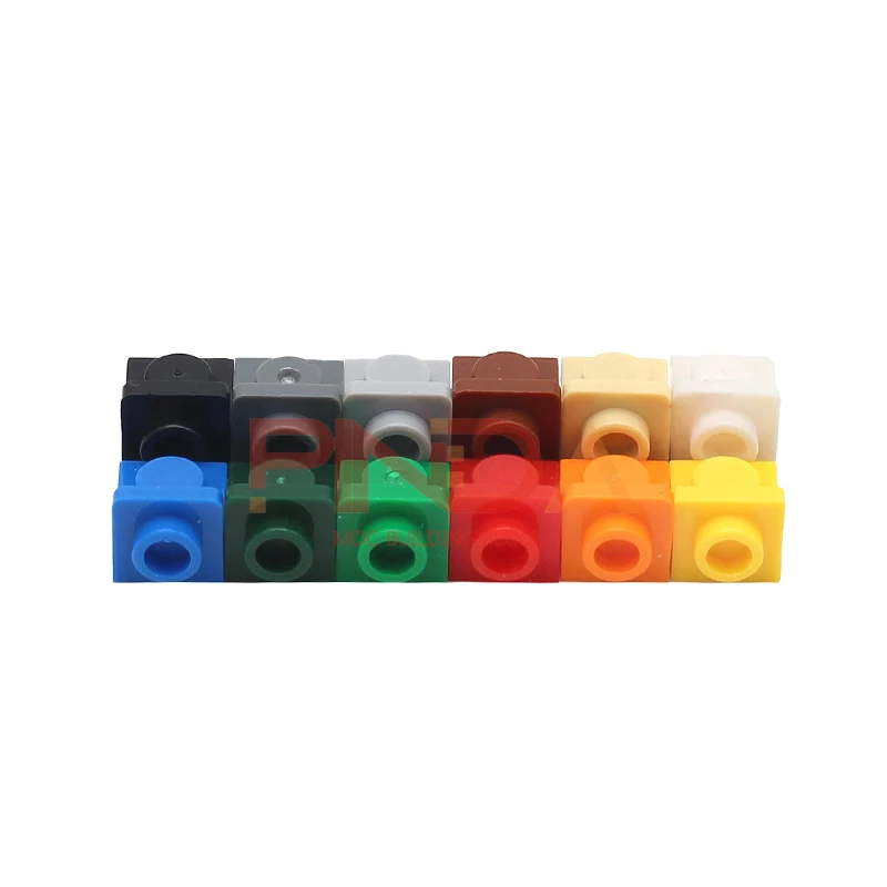 Moc 브래킷 DIY 생성 계몽 조립 빌딩 블록 벽돌 플라스틱 장난감과 호환 가능, 1x1 - 1x1 인버티드 36840