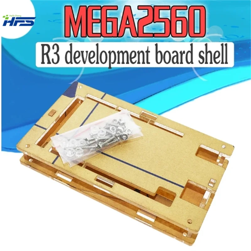 Custodia Trasparente In Acrilico Lucido Compatibile Per Custodia Arduino Mega 2560 R3