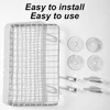 1pc Versatile Stainless Steel Parrot Perch Toy Durable & Washable Bird Resting Stand Platform for Pet Bird Parrot Cages Supplies 6