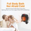Heater Electric Heater Portable Plug in Wall Desktop Room Heating Stove Household Radiator Remote Warmer Machine 600W Heated 2